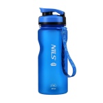 Sticlă sport NILS CAMP Abisal Blue Tritan, cod NC1740, pentru uz sportiv și outdoor