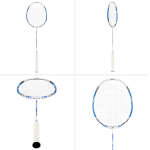 Rachetă de tenis în stil modern, utilizată pentru jocuri sportive.