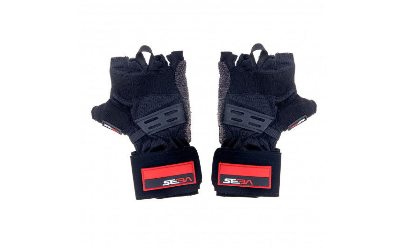 Mănuși de protecție SEBA PRO în mărimea medie, design modern, utilizate pentru sporturi extreme.