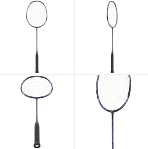 Rachetă de badminton Abisal TI SMASH 999, cu cadru ușor și design modern, disponibilă în magazinul de echipamente sportive.