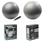 minge de gimnastică HMS gri de 75 cm cod YB02 Abisal, produs sport pentru gimnastică