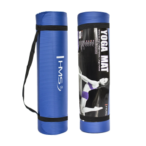 Covor de yoga YM03 Abisal HMS de culoare albastră, cu design modern, ideal pentru exerciții de yoga și pilates.