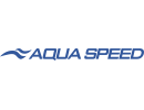 Logo Aquaspeed pe fundal alb, utilizat în magazinul de echipamente sportive.