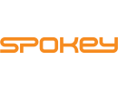 Logo Spokey, un brand de echipamente sportive, reprezentat printr-o siglă simplă și modernă.