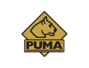 Logo Puma Knives Solingen, un brand de produse de echipament sportiv, cu design modern și atractiv.