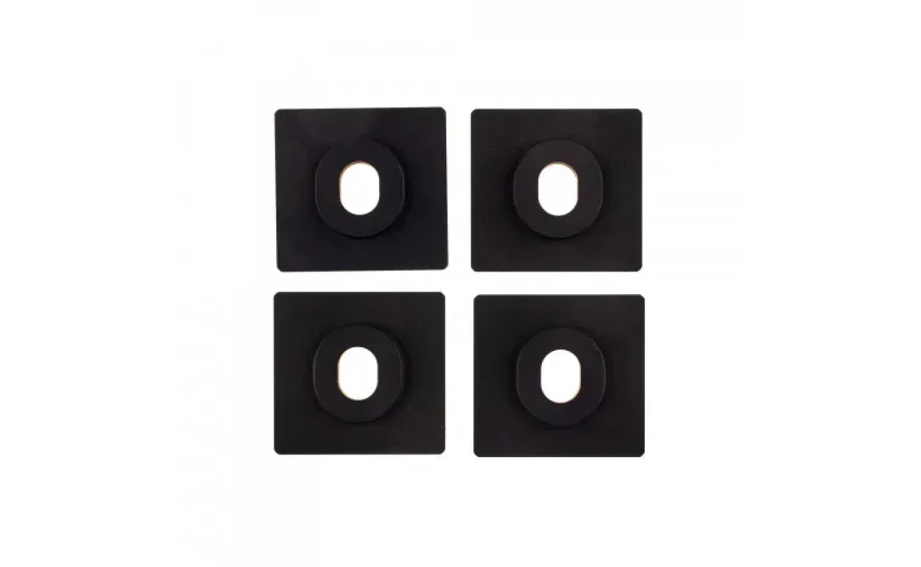 Greutăți de fitness negre pentru antrenament în sala de sport