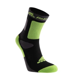 Ciorapi pentru copii Rollerblade 06A20000T83 Ciorapi pentru copii Rollerblade Negru/Verde Mărimea XS – moi, respirabili, antibacterieni, talpă întărită
