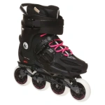 Rolex Rollers Rollerblade Twister 80 W, pantofi de role sport pentru femei, culoare negru, ideal pentru recreere și performanță pe trotuar