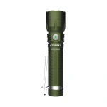 Lanternă de buzunar Cyansky H1R MAX LED verde cu acumulator 18650 2600mAh, gadget de iluminare pentru activități sportive și outdoor