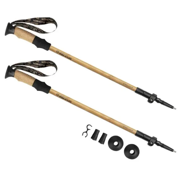 Трекинговые палки 105-135 см из экологически чистых материалов Spokey BASTONE.