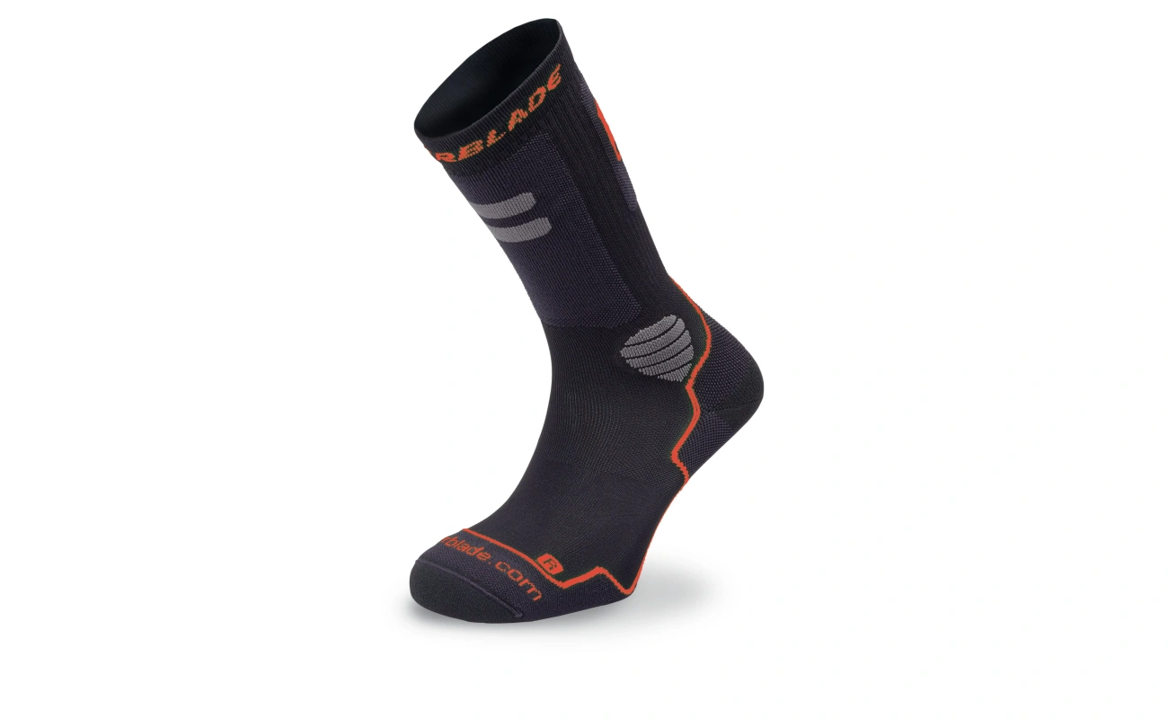 Șosete de performanță Rollerblade High, Negru, mărimea R 43-46, pentru echipament sportiv.