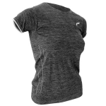 Tricou pentru bărbați Megalight 140 cu mânecă scurtă, culoare negru melange, mărimea M, PRO FEET