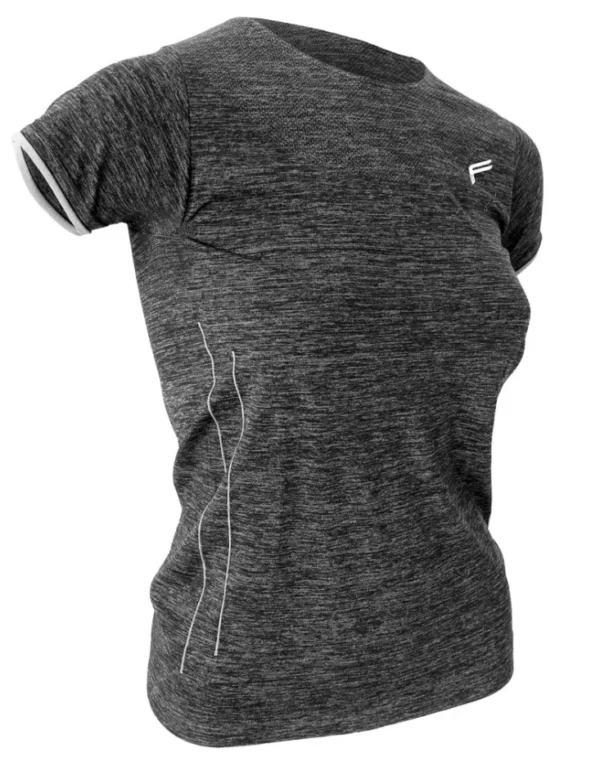 12-1079-8 Megalight 140 T-Shirt Man 0034 black melange M PRO FEET