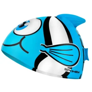 Силиконовая шапочка для плавания синий Spokey RYBKA MARLIN