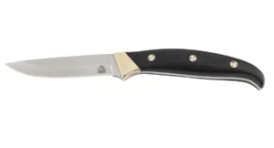 Cuțit TEC belt G10 negru cu mozaic Puma, lama din oțel AISI 420, pentru echipament sport și activități outdoor