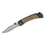 Cuțit Buck Hunter Sport 0110GRS5-B 13294 cu lamă din oțel S30V, maner ergonomic și suport de prezentare, ideal pentru activități sportive.