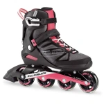 Rolea sport pentru skating sau rollerblade Neptune Spark 80 ST W în culoarea negru-roz cu design ergonomic și roți pentru performanță excelentă
