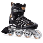 Role de roller Bladerunner Formula 82 M pentru sportivi, mărimea medie, în culori alb și negru