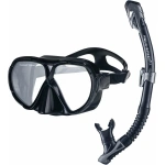 Set de mască și snorkel AQUA SPEED Vanua și Borneo în geantă din plasă, pentru snorkeling și scufundări