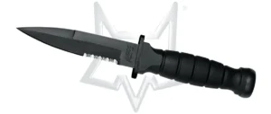 MILITARYDesign by FOX Knivescod. 1685T stainless steel 440Cтвердость HRC 57-59 рукоядь  black Kraton G