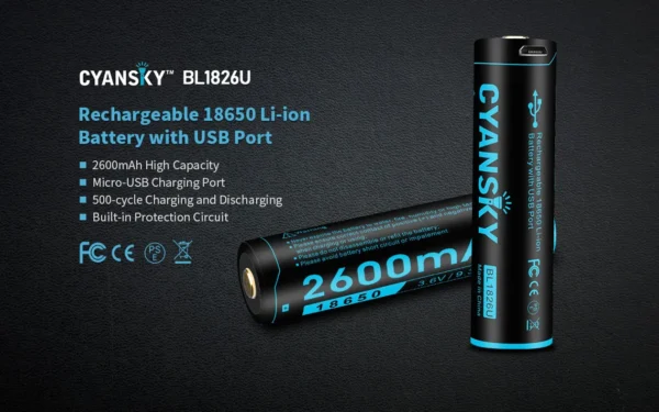 Baterie BL1826U (18650* 2600mAh USB)