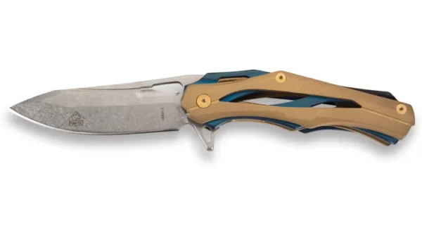 7305013 KnifeTEC one-hand Puma сталь 5Cr15Mov, stonewashed