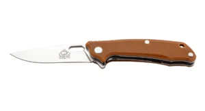 7306111 Cuțit TEC pentru o singură mână (G10 de culoare nisip, flipper, încuietoare din cadru) Puma Oțel 3Cr13
