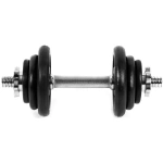 Gantere Spokey de 10 kg, concepute pentru exerciții de forță în sală și acasă