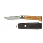 Cuțit Opinel Nr. 8 INOX cu seiță, potrivit pentru activități sportive și outdoor