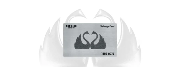 2C 2019  FOX DUE CIGNI SABRAGE CARD STAINLESS STEEL 420