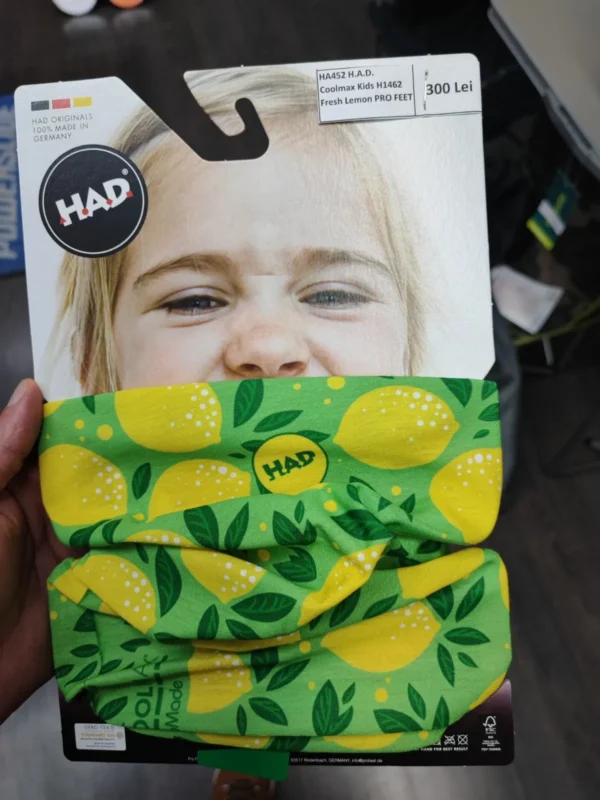 Șosete pentru copii H.A.D. Coolmax Fresh Lemon PRO FEET, produse din echipament sport, în galben lămâie, pentru sport și activități fizice