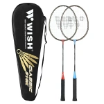 Set pentru badminton Abisal ALUMTEC 316K BADMINTON WISH ROCKET, conține rackete și shuttles, destinat jocului în aer liber, pentru sport și distracție