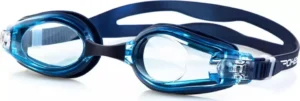 Ochelari de înot Spokey SKIMO NY, produs pentru sporturi acvatice, în culoare neon, cu lentile rezistente la apă, potriviți pentru înot recreational și competitiv.