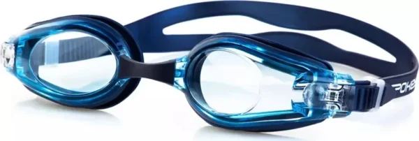 Ochelari de înot Spokey SKIMO NY, produs pentru sporturi acvatice, în culoare neon, cu lentile rezistente la apă, potriviți pentru înot recreational și competitiv.