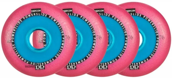905243 Колеса  Powerslide Defcon RTS 76 mm pink  4 pack