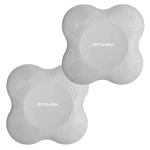 Pernă pentru exerciții de stretching Softi, echipament sport, culoare roz, dimensiuni compacte, utilizată pentru yoga și stretching