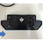 Set de plăcuțe de maturat spate pentru Legee 7, dispozitive de curățare a pardoselilor, în culorile alb și negru