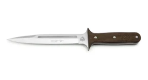 7818913W Briceag XP pig sticker 13, lemn de pakka, model cu pattern de piele de pește, Puma 440 / 55-57 HRC