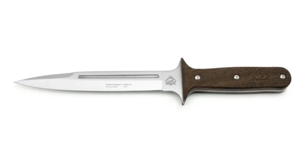 7818913W Briceag XP pig sticker 13, lemn de pakka, model cu pattern de piele de pește, Puma 440 / 55-57 HRC