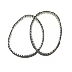 Curea caterpillar pentru echipament sport, model S5M LG668P0067, în tonuri negre și galbene