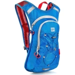 Rucsac sportiv Spokey OTARO în culori albastru și roșu, potrivit pentru activități în aer liber și aventuri sportive