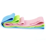 Set de elastice fitness scurte Spokey EMRA pentru antrenament pentru acasă și sală, culoare neagră