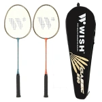 Set pentru badminton format din racketuri și herghelie, model Abisal ALUMTEC 550K, compatibil pentru jocuri de badminton, prezentat ca thumbnail pe pagina Set pentru badminton 550k Abisal ALUMTEC 550K SET BADMINTON WISH ROCKET