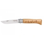 Briceag Opinel Z BTE 6 8VRI ANIMALIA MĂSLIN PANACHE, echipament sport, accesoriu pentru outdoor și camping