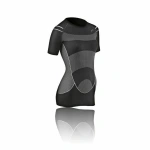 Tricou de fitness negru pentru femei Megalight 140, mărimea S, pentru antrenamente sportive în magazinul PRO FEET