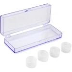 Aparat de protecție pentru urechi pentru înot Spokey SHELL, culoare albă, utilizat pentru sporturile acvatice