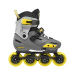 Role de role sportive sportzone cu roți de 76 mm și cadrul din aluminiu, model Rollerblade 86B0751510HB01 APEX CARBONE/GIALLO, mărimea 29-32