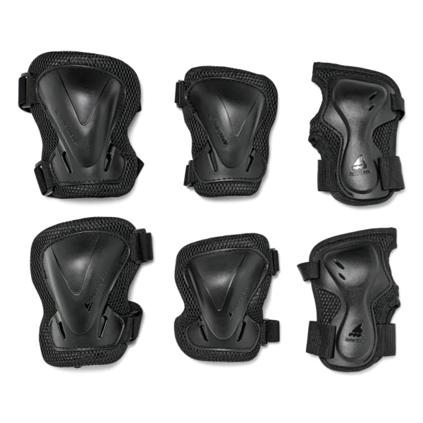 Комплект защиты Rollerblade 86P065P010N001 Rollerblade EVO PRO GEAR 3 PACK BLACK M – наколенники, налокотники, защита запястий, усиленная защита