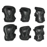 Set de protecție Rollerblade EVO PRO GEAR 3 PACK NEGRU M gồm genunchiere, cotiere și protecție pentru încheieturi, protecție întărită pentru echipament de sport în magazinul Sport Equipment Shop