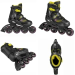 Pantofi sport pentru copii Playlife Kids Joker galbeni, mărimea 28-31, pe fundal alb